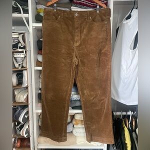 Banana Republic Tan corduroy pants women’s sz 18